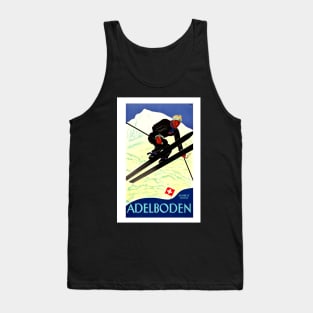 Adelboden,Schweiz, Ski Poster Tank Top